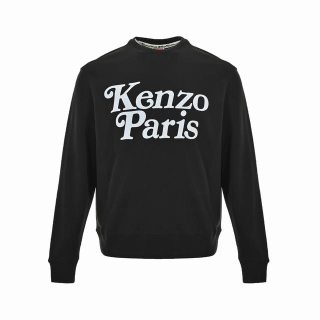 Kenzo & Verdy 24Ss 植绒字母logo圆领卫衣 原版3200购入 采用410G全部布料 水洗过预缩 前幅进口植绒技术 突显上身质感 定制双层复合